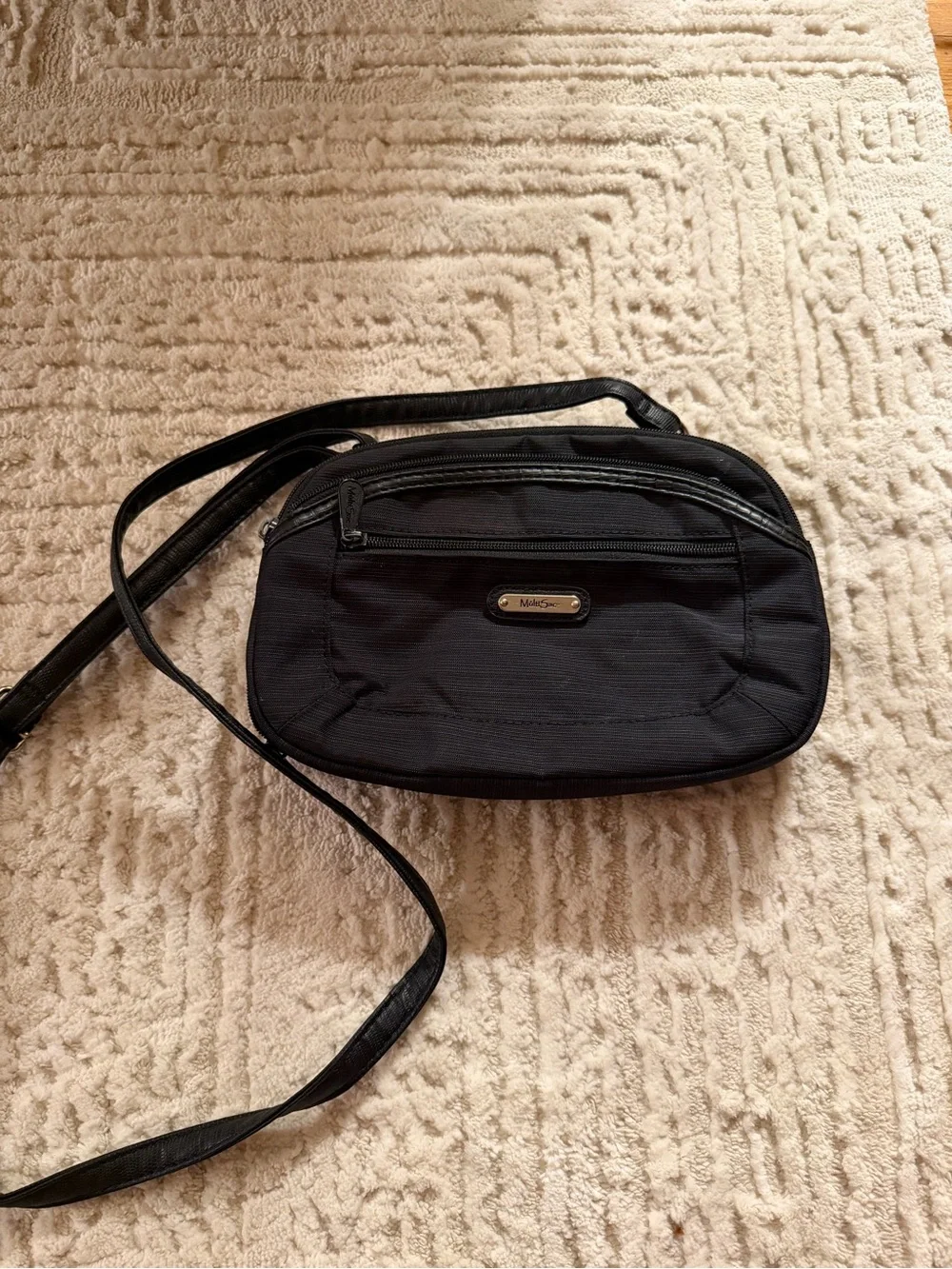 MultiSac Black Crossbody Women's Shoulder Bag